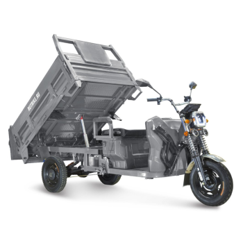 Грузовой электротрицикл Rutrike D5 1700 гидравлика (60V1200W) серый