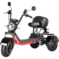 Электроскутер CityCoco WHITE SIBERIA TRIKE MINI 1500W Черный