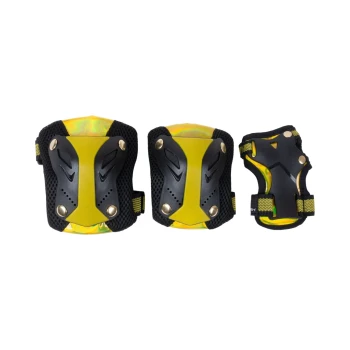 Набор защиты Tech Team Safe Fit Kids 5.0 Yellow (Желтый) Размер S