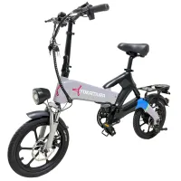 Электровелосипед Yokamura Combo 16 Grey Black